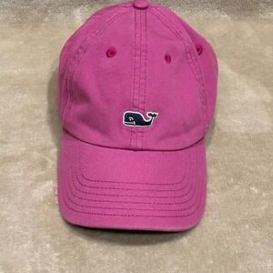 Vineyard‎ Vines Hat Cap Pink Blue Whale Strap back Adjustable Preppy Baseball
